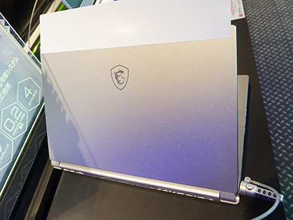 MSIの15.6型クリエイターノート「P65 Creator」に新モデル、Core i7