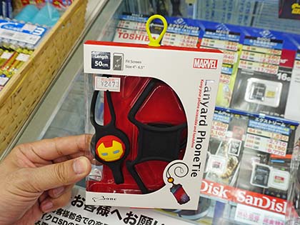 アベンジャーズ　エンドゲーム　限定　ネックストラップ アベンジャーズ人気キャラのスマホ用ネックストラップが入荷、計