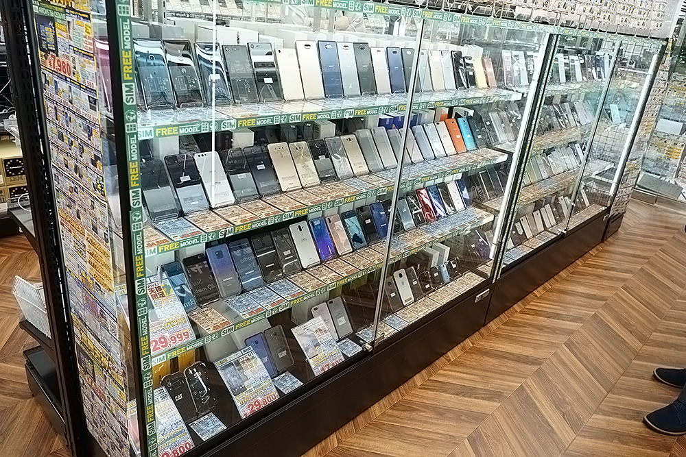 海外SIMフリー端末の在庫量は地域最大級といえる