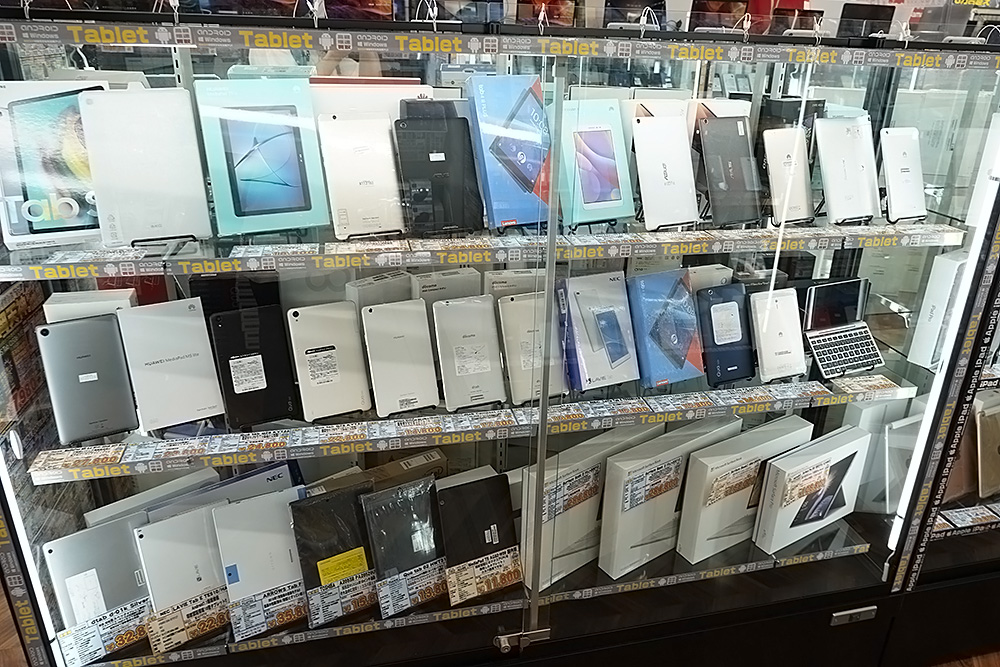 Apple製以外のタブレットも多数在庫