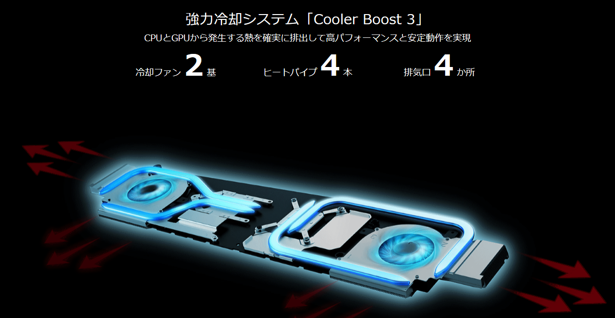 15万円の高コスパなゲーミングノートPC「MSI GF75 Thin」を試す、6コア