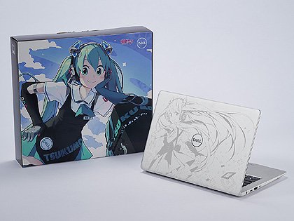初音ミクコラボのノートPCが7月12日発売、デルと日本エイサー