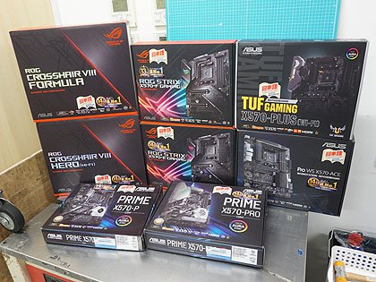 AMDの最新チップセット「X570」マザーが一斉に発売、冷却ファン搭載に