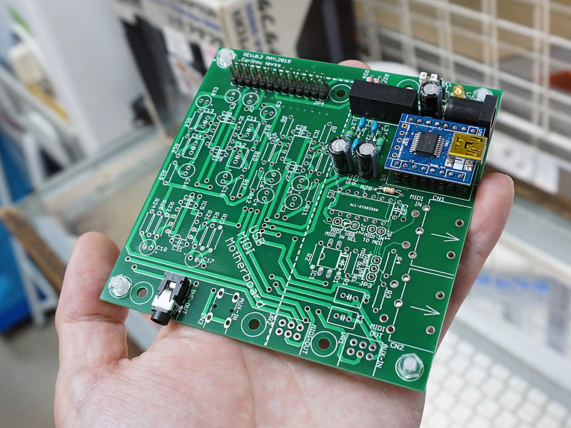最小構成キットを組み立てた様子