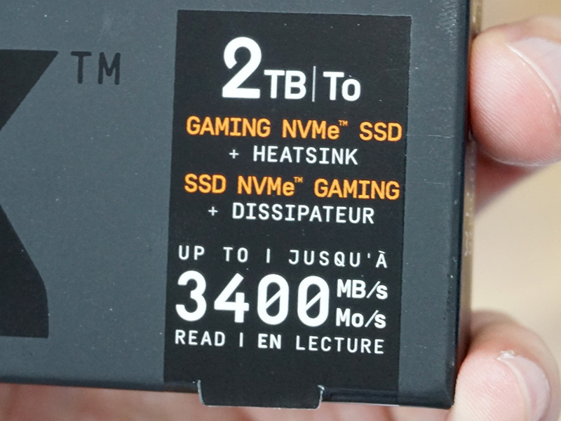最大リード3,400MB/s