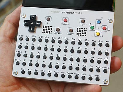 Raspberry Pi 3をハンドヘルドPC化するキット「Hyper Keyboard