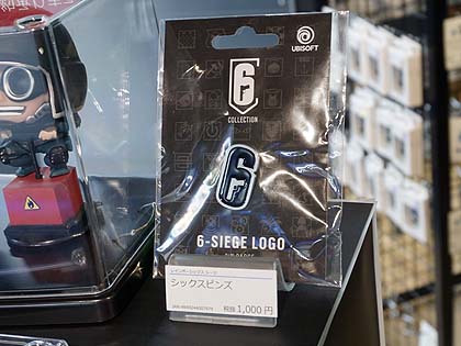 レインボーシックスシージの公式グッズが店頭販売中、フィギュアや