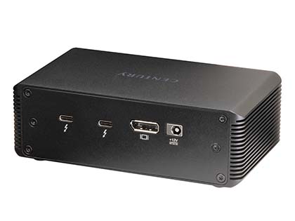 NVMe SSDを2枚内蔵できるファンレスアルミケースが入荷、DisplayPort