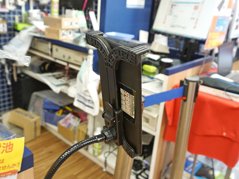 タブレットホルダー背面