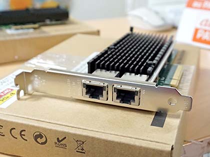 10GbE LANカード NB-INT-X540T2x4-S2 ノーブランドの10GbE LANカードがオリオスペックに5製品入荷、実売