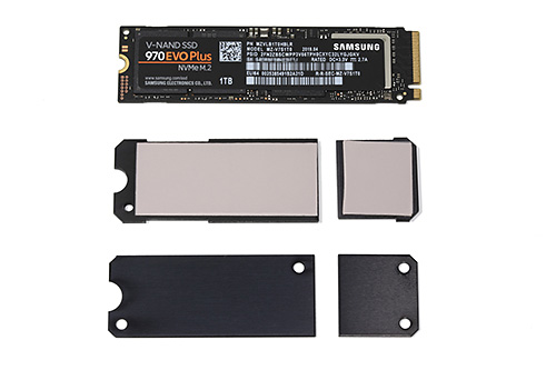 M.2 SSDに最適なヒートシンクはセパレートタイプ？970 EVO Plusで冷却