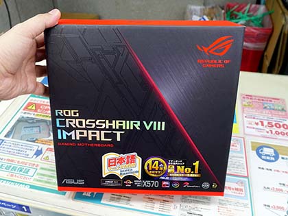 Ryzen対応のMini-DTXマザー「ROG Crosshair VIII Impact」が発売