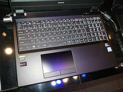 第9世代Core i7+RTX 2060搭載の15.6型ノート「NEXTGEAR-NOTE i5580
