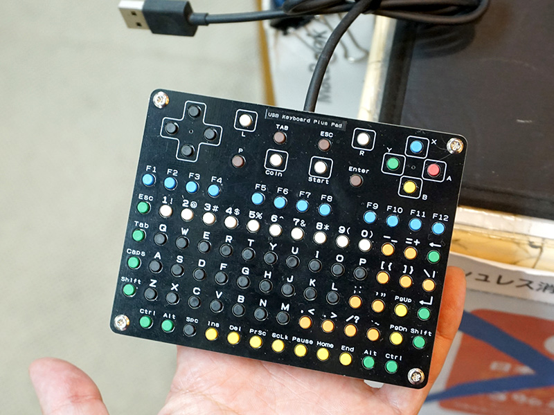 USBキーボードPlusPAD（組み立て例）