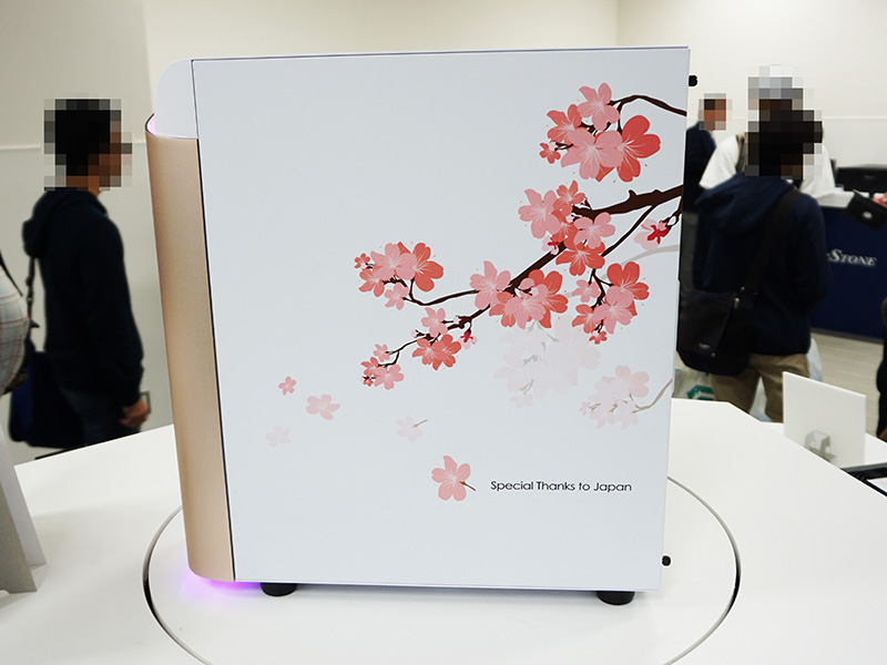 イベント用に桜や富士山のイラストをあしらったモデルも展示されていた。