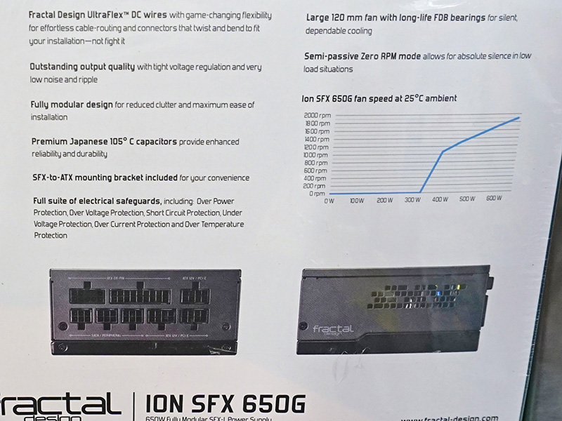 650W（FD-PSU-ION-SFX-650G-BK）