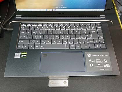 MSIのクリエイターノート「Prestige 15」が発売、Comet LakeやGeForce