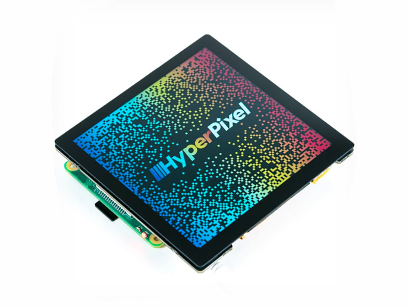 HyperPixel 4.0 Square - Raspberry Pi用高解像度タッチディスプレイ