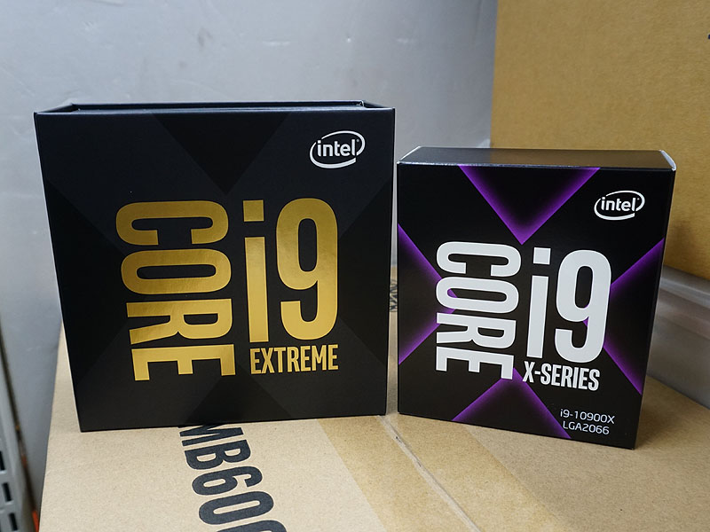 Core i9-10980XEと10900X