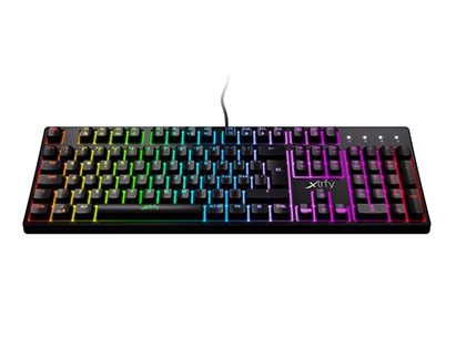 Xtrfyの赤軸ゲーミングキーボード「K4 RGB」が発売、UK配列で