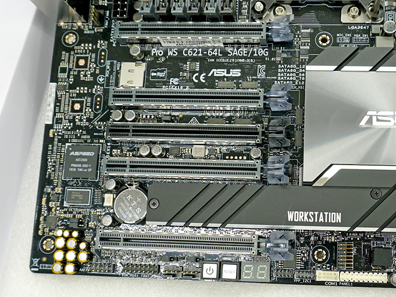 5本のPCIeスロット