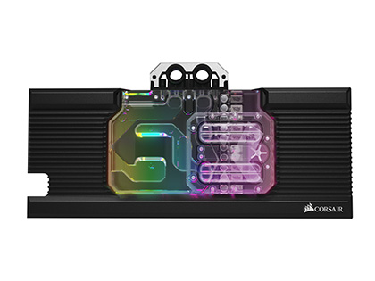 GeForce RTX 2080 Ti 水冷 RGB ROG STRIX GeForce RTX 2080 Ti向け水冷ブロックがCORSAIRから登場