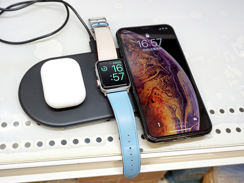 Smart 3in1 Wireless Charger For Phone+Watch+Pods