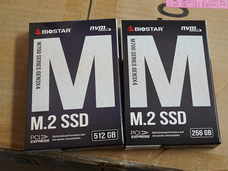 「BIO-M700-512GB」と「BIO-M700-256GB」