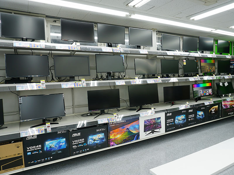 液晶ディスプレイコーナー