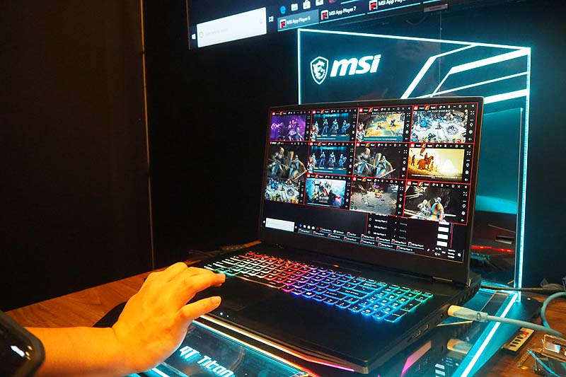 Android用ゲームをプレイできる「MSI App Player」のデモ。最新バージョンでは最大12個の同時起動が可能になった