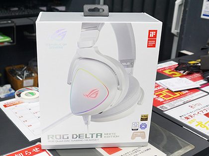 ROG ゲーミングヘッドセットホワイトエディション ROG Delta White Edition | ヘッドセット,Audio | ROG Japan