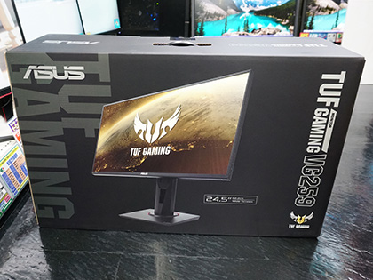 IPSパネル/144Hz駆動の24.5型液晶「TUF Gaming VG259Q」が発売、ASUS製