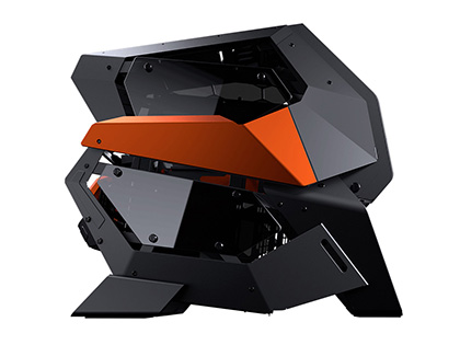 着脱式シャーシ採用の“魅せる”ゲーミングPCケース「CONQUER 2