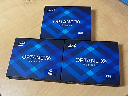 Intel純正HDDキャッシュ「Optane メモリー」の64GBモデルが店頭入荷