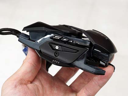 Mad Catzの高級マウス「R.A.T. Pro X3」が発売、付属パーツの交換で