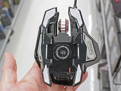 Mad Catzの高級マウス「R.A.T. Pro X3」が発売、付属パーツの交換で