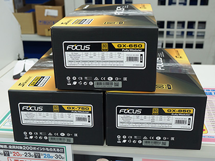 Seasonicのコンパクトな80PLUS GOLD電源「FOCUS GOLD」に新