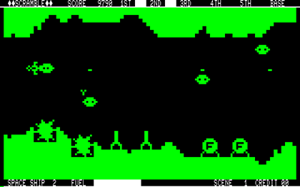 アーケードゲームを中村光一氏が移植、のちに改名されたPC-8001版