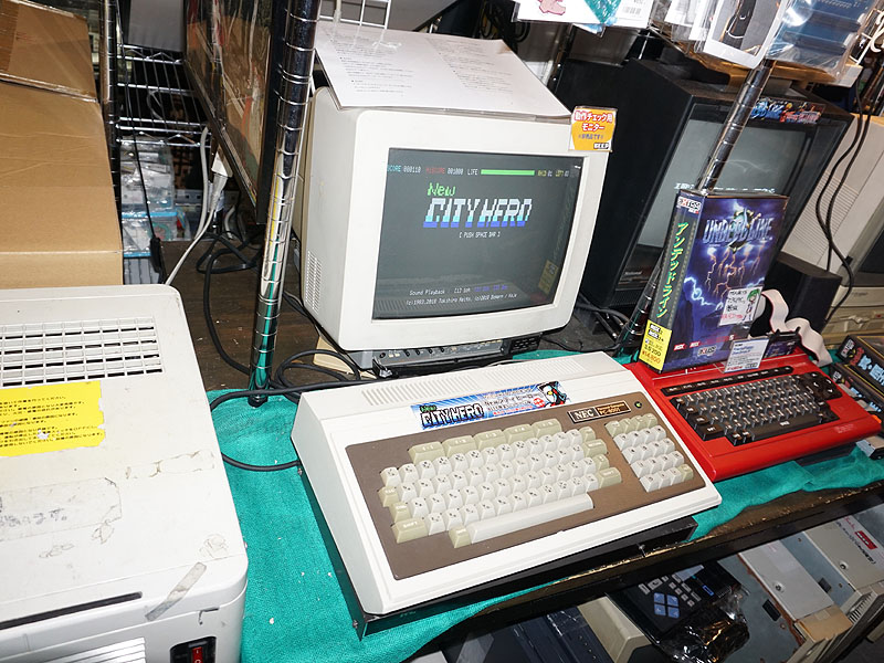 PC-8001実機によるデモ
