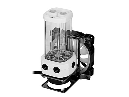 ケースファン取り付け穴に設置できるCORSAIRのポンプ一体型水冷