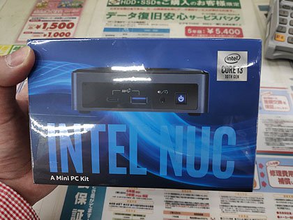 最新Intel NUC「Frost Canyon」のCore i3搭載モデルが発売、税込38,500