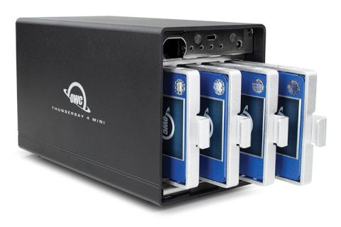2.5インチSSD/HDD×4台搭載できるケース「ThunderBay 4 mini」のRAID