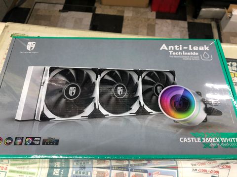 DeepCool CASTLE 240 EX WHITE 簡易水冷クーラー DeepCool-CASTLE 240EX WHITE