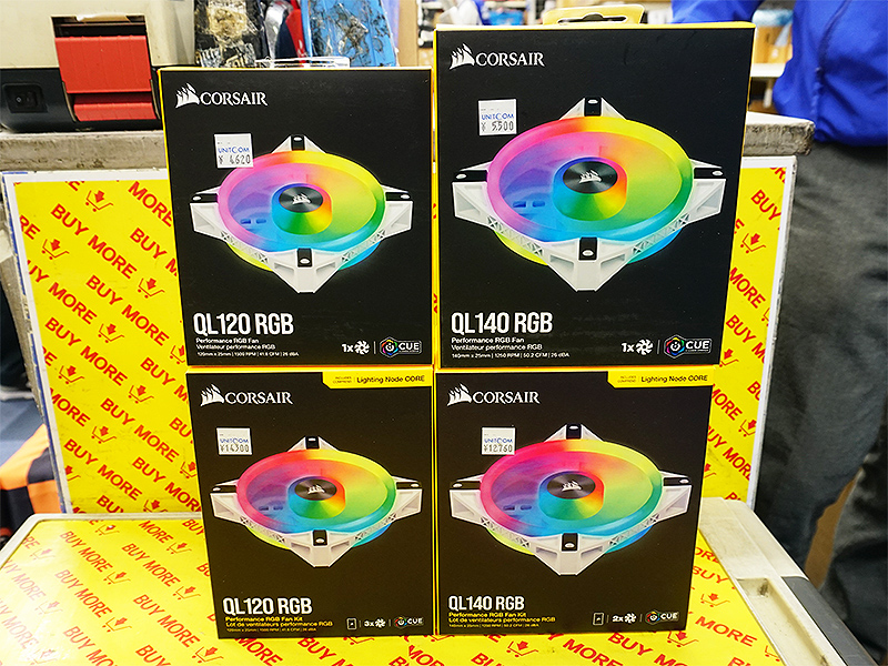 iCUE QL RGB Whiteシリーズ
