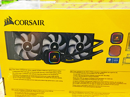 CORSAIRの水冷クーラー「iCUE RGB PRO XT」に360mmラジエータ採用