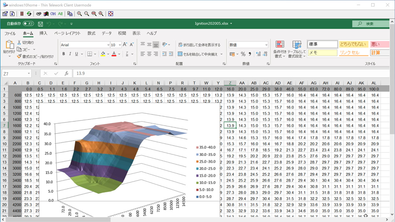 ExcelなどのOfficeアプリケーションの操作性も良好。キーを連打した際に遅延で予想外の動きをしたりすることはない。