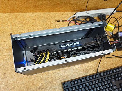 ノートPCでハイエンドビデオカードが利用できる「AKiTiO Node Titan