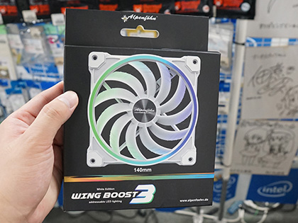 リングLED搭載の冷却ファン「Wing Boost 3」に140mmモデル、3個