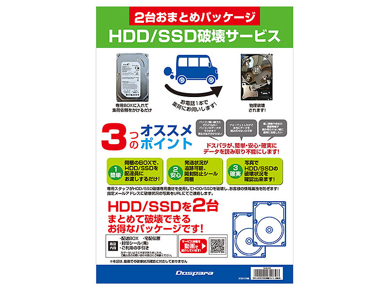 2台用(写真左)と4台用(写真右)の解説