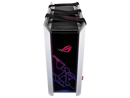 ツートンカラーが目を惹くゲーミングケース「ROG Strix Helios White